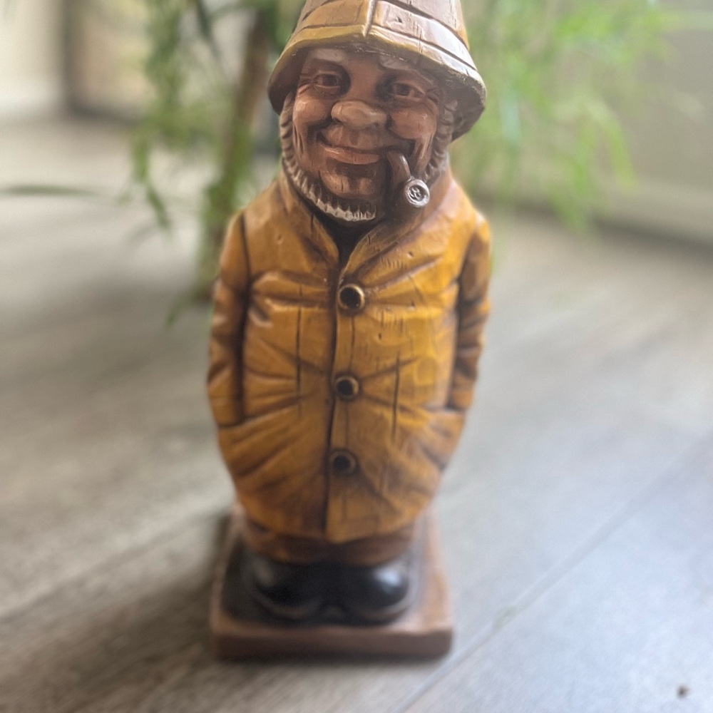 Mid Century 14” Salty Fisherman Figure. By Alfco.J Cowhey and Sons